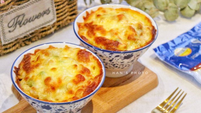 比萨莉亚好吃的奶汁鸡肉芝士焗饭