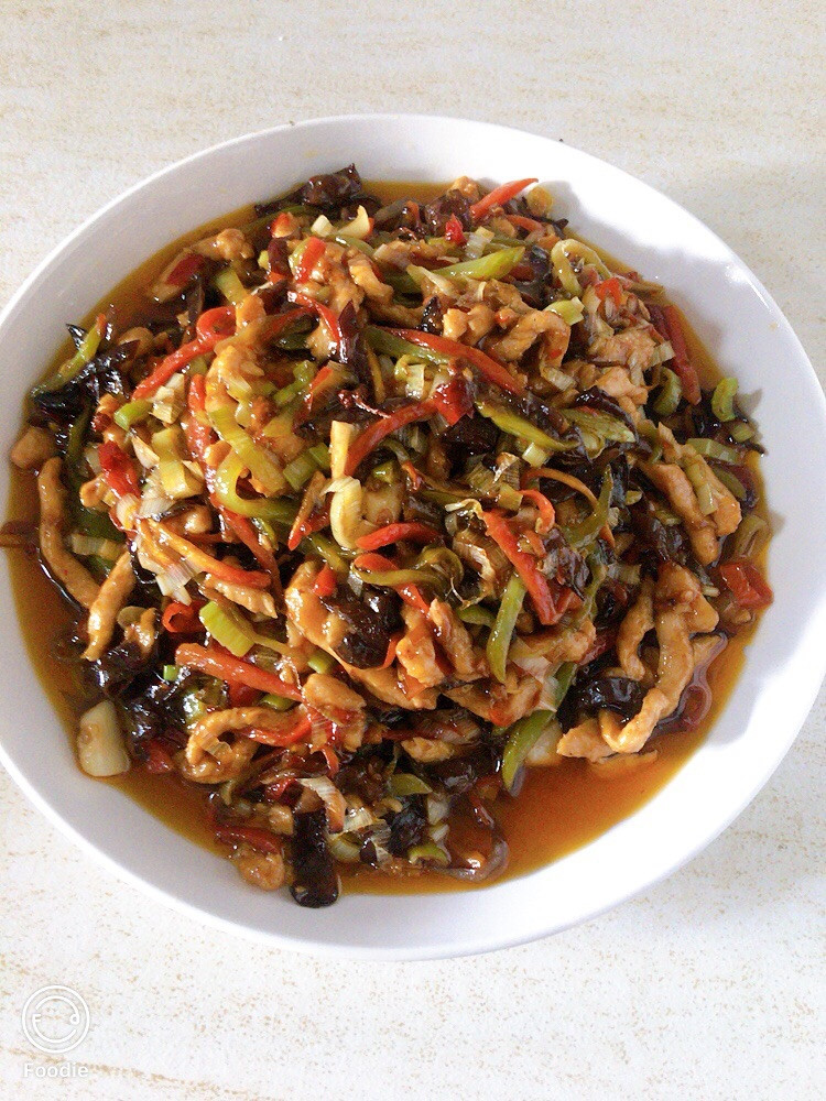 鱼香肉丝（鸡胸肉版）的做法