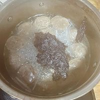 牛肉丸萝卜丝汤的做法图解4