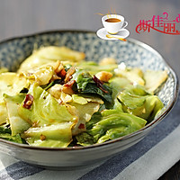 豆瓣手撕圆白菜的做法图解6