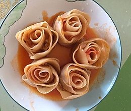 玫瑰饺子的做法