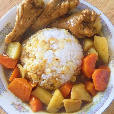 咖喱炖鸡肉土豆胡萝卜