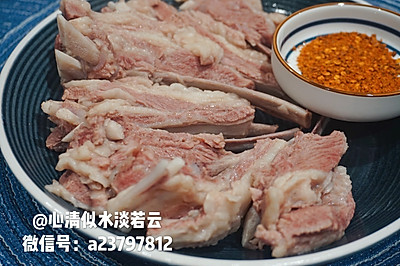 天冷大口吃肉—手抓羔羊排