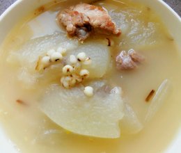 冬瓜排骨薏米汤的做法