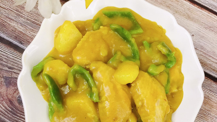 椰香咖喱鸡翅