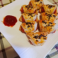 香肠一口酥的做法图解3