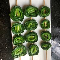 烤韭菜卷的做法图解5