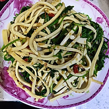 凉拌豆皮荠菜