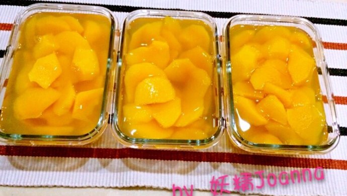 冰糖黄桃——夏日怎么可以少了它