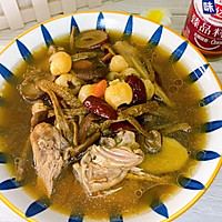 潮汕汤品2⃣️水鸭母炖茶树菇汤的做法图解12