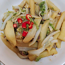 白菜炖土豆条