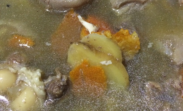 暖身～橘皮羊肉煲