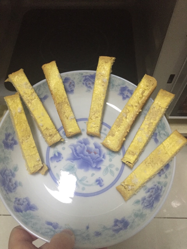 黄油面包条【微波炉】的做法图解4
