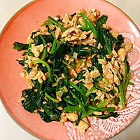 低脂美食--大力水手吃的菠菜炒鸡蛋的做法图解7