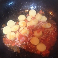番茄豆腐海鲜蛋汤 #西王领鲜好滋味#的做法图解5