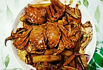 简易版螃蟹炒年糕的做法