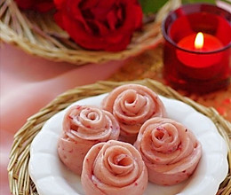 中式面点也浪漫 —— 情人节专供的浪漫玫瑰小花卷的做法