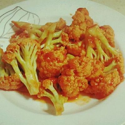 灰灰的番茄花菜
