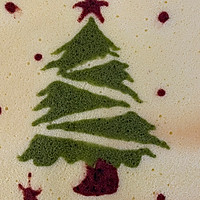 斑斓圣诞树草莓淡奶油蛋糕卷的做法图解15