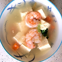 虾仁豆腐汤的做法图解3