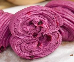 蔓越莓紫薯卷的做法