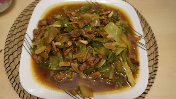 小青椒炒鸡胗