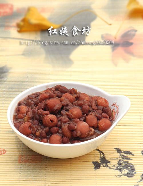 Homemade red bean paste