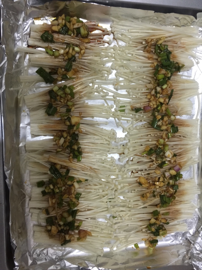 烤金针菇的做法图解3