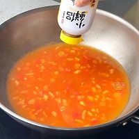 番茄浓汤捞面的做法图解7