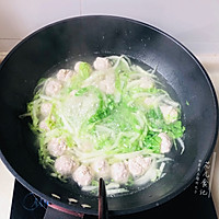 白菜煮豆腐肉丸子的做法图解11