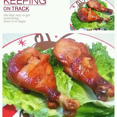 叉烧肉。烤鸡腿同样的方法步骤