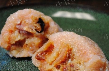 香菇叉烧肉粽的做法