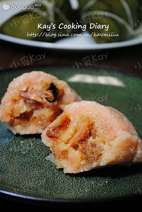 香菇叉烧肉粽