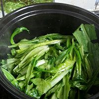 砂锅油麦菜的做法图解4