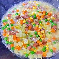五彩缤纷闷饭的做法图解4