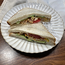 鲜虾三明治