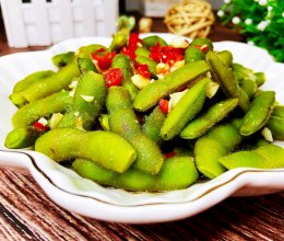 凉拌毛豆的做法