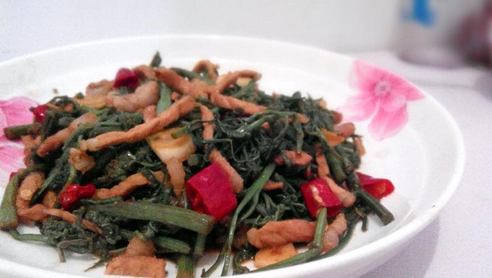 蕨菜肉丝