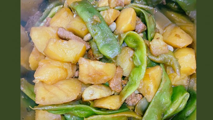 豆角炖土豆