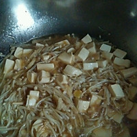 金针菇烧豆腐的做法图解9