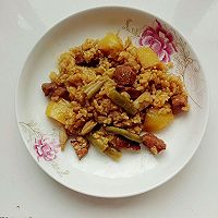 红烧肉焖米饭的做法图解3