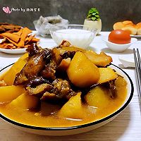 #福气年夜菜#土豆茄子炖五花肉的做法图解15