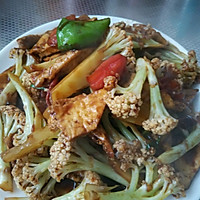 菜花溜豆腐的做法图解4