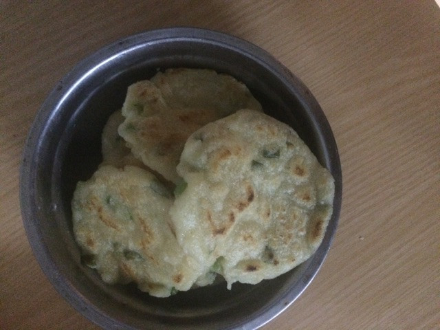 咸豆渣糯米饼的做法