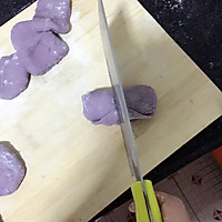 紫薯玫瑰花卷的做法图解10