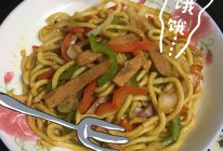 三丝乌冬面的做法