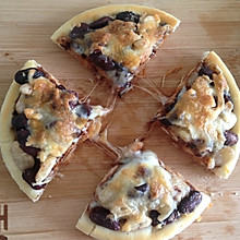 彩蜜豆巧克力pizza