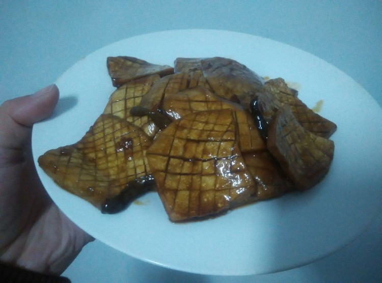 酱汁素肉（杏鲍菇）的做法