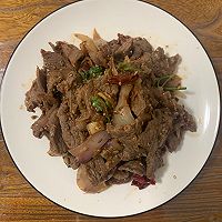 孜然牛肉~的做法图解9
