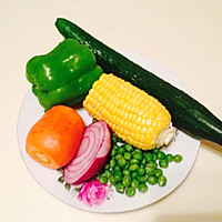杂蔬沙拉#丘比沙拉汁#的做法图解1